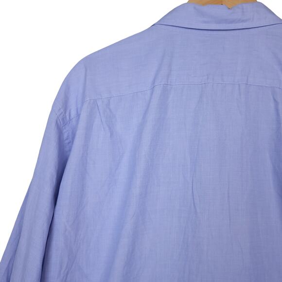 J Crew Men's Long Sleeve Button-Up Shirt Size XL 17-17.5 Periwinkle Blue - Picture 12 of 16